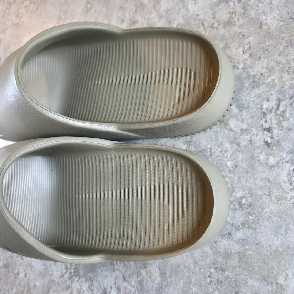 Nike Calm Slides Mens Khaki Brown Outdoor FD4116-201 Mens 8 / Womens 9 New